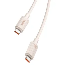 Кабель Baseus Habitat Series Fast Charging Data Cable Type-C to Type-C 100W 20V 5A 1m Рожевий