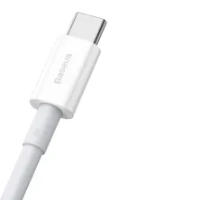 Кабель Baseus Superior Series Fast Charging Data Cable USB to Type-C 66W 11V 6A 1m Белый