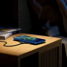 Бездротовий зарядний пристрій Baseus LED Display Gen 2 Wireless Charger с технологией Qi 15W Чорний