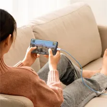 Кабель Baseus Dynamic Series Fast Charging Data Cable USB to Type-C 100W 20V 5A 2m Блакитний