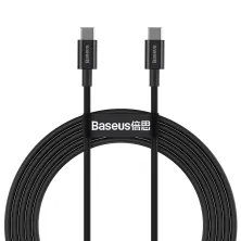 Кабель Baseus Superior Series Fast Charging Data Cable Type-C to Type-C 100W 20V 5A 2m Чорний