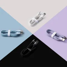 Кабель Baseus StarSpeed 3-in-1 Fast Charging Data Cable USB to Lightning+Type-C+MicroUSB 3.5А 1.2m Блакитний