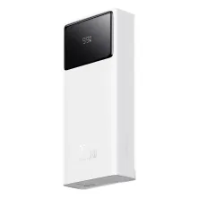 УМБ Baseus Star-Lord Digital Display 20000mAh 22.5W с технологией QC3.0+PD3.0 2USB+Type-C + Кабель USB to Type-C Белый