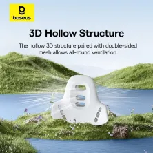 Подушка для спини Baseus PrimeTrip VH1 Breathable Car Lumbar Support Pillow Чорний