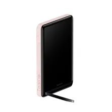 УМБ Baseus Magnetic Bracket 3in1 10000mAh 20W 3A QC3.0+PD3.0 з Бездротовою зарядкою Qi 15W Рожевий