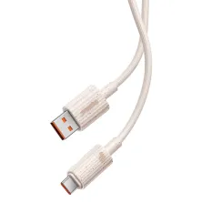 Кабель Baseus Habitat Series Fast Charging Data Cable USB to Type-C 100W 20V 5A 2m Розовый