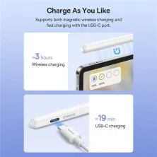 Стилус для iPad Baseus Writing 2 Series Dual Charging Active Wireless Version 10 часов Белый