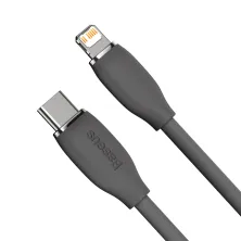Кабель Baseus Jelly Liquid Silica Gel Fast Charging Data Cable Type-C to Lightning PD 20W 1.2m Чорний