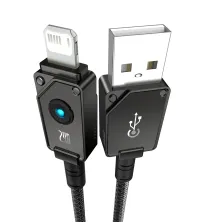 Кабель Baseus Unbreakable Series Fast Charging Data Cable USB to Lightning 2.4A 1m Чорний