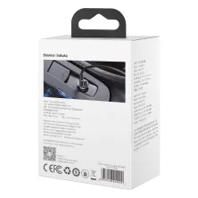 Автомобильное зарядное устройство Baseus Grain Pro Car Charge 2USB 4.8A Черный