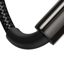 Кабель Baseus Tungsten Gold Fast Charging Data Cable USB to Type-C 100W 20V 5A 2m Чорний