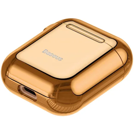 Чехол Baseus Shining hook Case для Apple AirPods/AirPods 2 Золотой