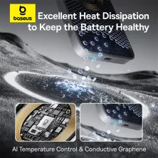 УМБ Baseus EnerFill FM11 Ultra-Mini Magnetic 2in1 10000mAh 22.5W 3A QC3.0+PD3.0 з Бездротовою зарядкою Qi 15W Білий