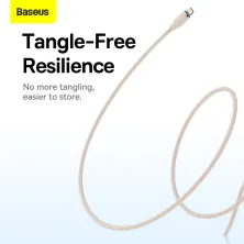 Кабель Baseus Jelly Liquid Silica Gel Fast Charging Data Cable Type-C to Lightning PD 20W 1.2m Рожевий