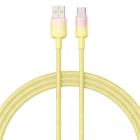 Кабель Baseus Discolor Series Fast Charging Data Cable USB to Type-C 100W 20V 5A 1m Жовтий