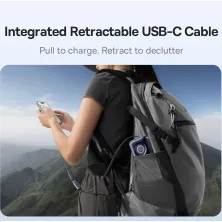 УМБ Baseus EnerCore CR11 with Retractable Cable 20000mAh 67W и Type-C выдвижным кабелем 67W Черный