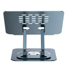 Підставка для ноутбука Baseus UltraStable Pro Series Rotatable and Foldable Laptop Stand на 2 шарнірах обертання 360° Сірий