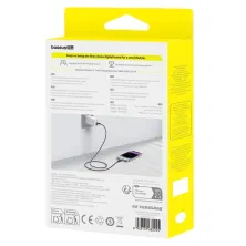 Кабель Baseus Display 2 Series Fast Charging Data Cable Type-C to Lightning PD 20W 1m Чорний