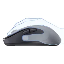 Бездротова мишка Baseus F02 Ergonomic Wireless Mouse 2.4G/BT5.2 1000-1600-2000-2400-4000dpi Чорний
