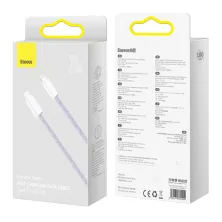 Кабель Baseus Dynamic Series Fast Charging Data Cable Type-C to Lightning PD 20W 1m Фиолетовый