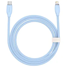 Кабель Baseus Jelly Liquid Silica Gel Fast Charging Data Cable Type-C to Lightning PD 20W 2m Блакитний