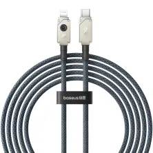 Кабель Baseus Unbreakable Series Fast Charging Data Cable Type-C to Lightning PD 20W 2m Серый