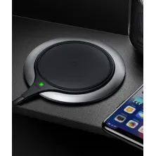 Беспроводное зарядное устройство Baseus Metal Wireless Charger с технологией Qi 10W Черный