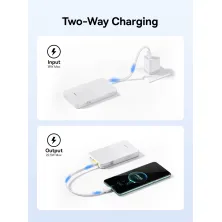 УМБ Baseus EnerFill FC51 Bipow2 Pro 10000mAh 22.5W 2.4A з технологією QC3.0+PD3.0 та Type-C кабелем 22.5W Білий