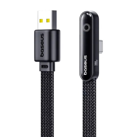 Кабель Baseus MVP 3 Fast Charging Data Cable USB to Type-C 100W 20V 5A 2m Черный