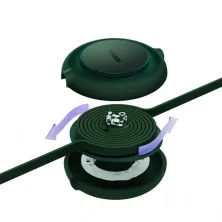 Кабель Baseus Bright Mirror 2 Series Retractable 3-in-1 Fast Charging Data Cable USB to Lightning+Type-C+MicroUSB 3.5А 1.1m Зеленый