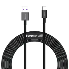 Кабель Baseus Superior Series Fast Charging Data Cable USB to Type-C 66W 11V 6A 2m Чорний