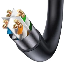 Кабель Baseus High Speed CAT7 Seven Types RJ45 10Gigabit Network Cable Ethernet Круглый 10m Черный