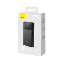 УМБ Baseus Star-Lord Digital Display 20000mAh 22.5W с технологией QC3.0+PD3.0 2USB+Type-C + Кабель USB to Type-C Черный