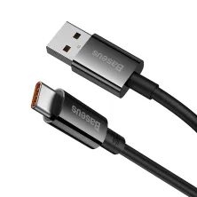 Кабель Baseus Superior Series Fast Charging Data Cable USB to Type-C 100W 20V 5A 1.5m Черный