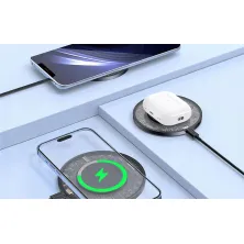 Бездротовий зарядний пристрій Baseus Simple 2 Wireless Charger з технологією Qi 15W Чорний