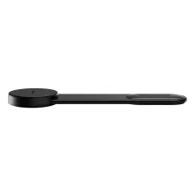 Бездротовий автомобільний зарядний пристрій Baseus C02 Magnetic Phone Holder Wireless Charger з функцією MagSafe і технологією Qi 15W Чорний