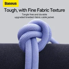 Кабель Baseus Crystal Shine Series Fast Charging Data Cable Type-C to Lightning PD 20W 2m Фіолетовий