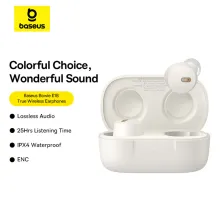 Бездротові Bluetooth навушники Baseus Bowie E18 True Wireless TWS Earphones Білий