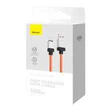 Кабель Baseus CoolPlay Series Fast Charging Data Cable USB to Type-C 100W 20V 5A 2m Помаранчевий