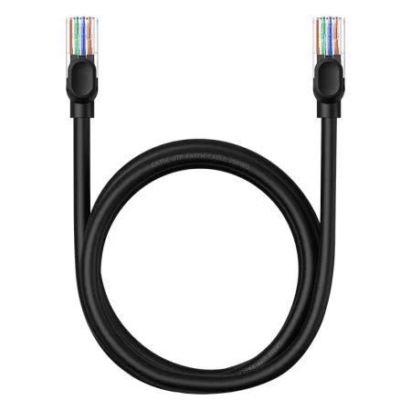 Кабель Baseus High Speed CAT5 RJ45 Gigabit Network Cable Ethernet Круглый 1.5m Черный