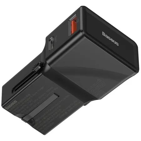 Сетевое зарядное устройство Baseus Universal Conversion PPS QC3.0+PD3.0 18W USB+Type-C 3A Универсальное Черный