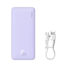 УМБ Baseus Airpow Fast Charge 10000mAh 20W 3A з технологією QC3.0+PD3.0 USB+Type-C Фіолетовий