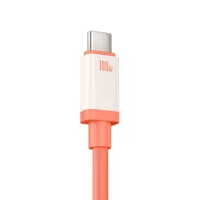 Кабель Baseus 0℃ Series Fast Charging Data Cable USB to Type-C 100W 20V 5A 2m Помаранчевий