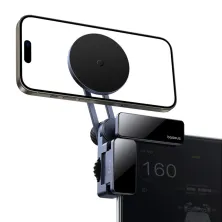 Автотримач для телефону магнітний Baseus MaxView Magnetic Car Mount for In-Vehicle Infotainment Screen на екран в автомобілі Чорний