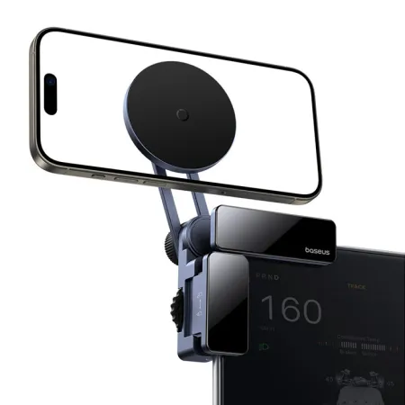 Автодержатель для телефона магнитный Baseus MaxView Magnetic Car Mount for In-Vehicle Infotainment Screen на экран в автомобиле Черный