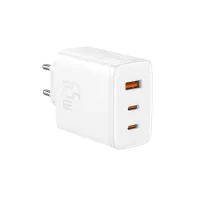 Сетевое зарядное устройство Baseus  Cube Pro Fast Charger 65W USB+2Type-C Белый