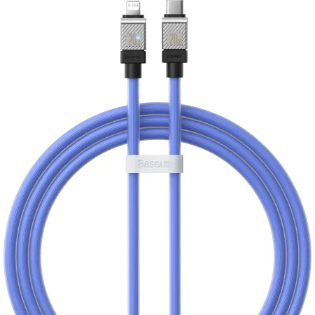 Кабель Baseus CoolPlay Series Fast Charging Data Cable Type-C to Lightning PD 20W 1m Синій