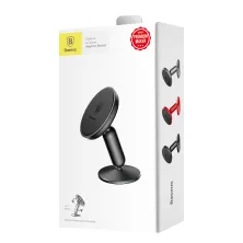 Автодержатель для телефона магнитный Baseus Bullet Magnetic на торпедо Черный