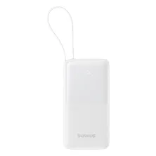 УМБ Baseus Bipow 2 with USB-C Cable 10000mAh 20W с технологией QC3.0+PD3.0 и Type-C кабелем 20W Белый