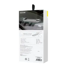 Автовизитка парковочная карта Baseus All Metal Temporary Parking Number Plate версия для двух номеров Серебристый